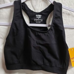 BNWT MORERA SPORTS BRA CHARCOAL GREY SIZE SMALL